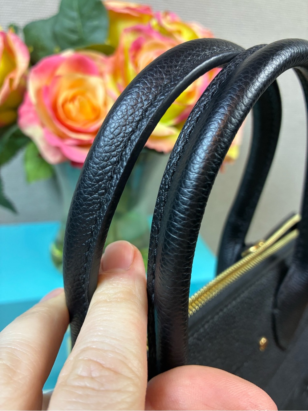 Louis Vuitton LV Black Monogram Empreinte Pont Neuf GM Bag - Fantastic Condition - Picture 12 of 16